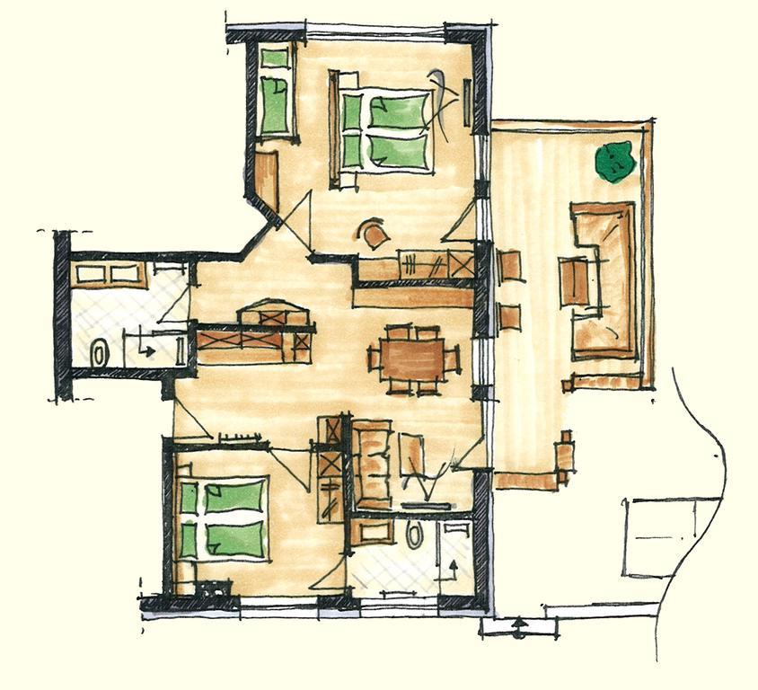 Alte Muehle Apartment Nauders Ruang foto